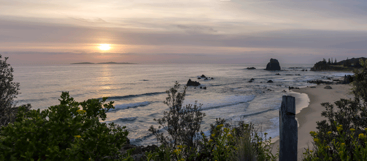 Sunrise At Glasshouse Rocks